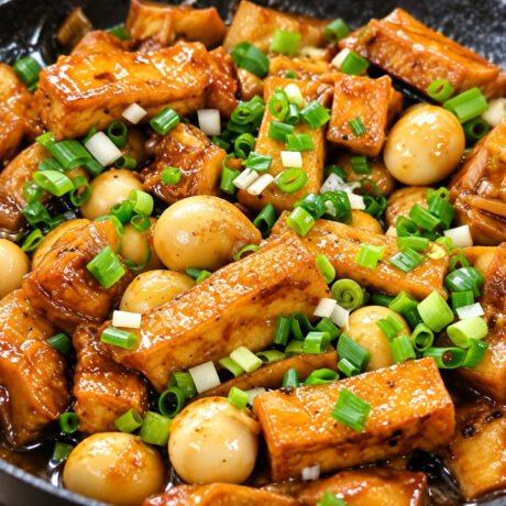 Lo Hon Chai with Tofu and Quail Eggs