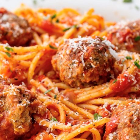 BOLOGNESE WITH MEATBALLS